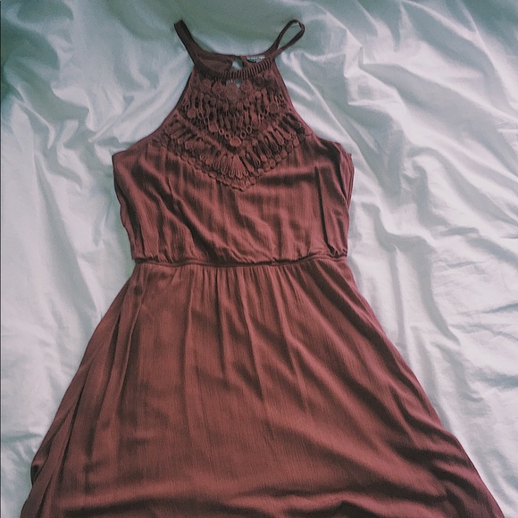 SALMON PINK DRESS - Picture 2 of 3